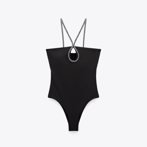 Zara Swim Limited Edition Zara Cut Out Jewel Swimsuit Poshmark